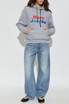 Marc Jacobs Sweatshirt With Logo, Womens, Grey
