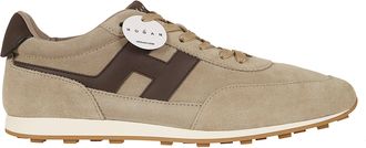 Hogan Suede H699 Retro Athletic Sneakers