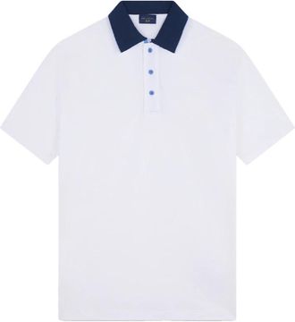 Paul & Shark X-Soft Piqu&eacute; Polo Shirt - Heren - Polos - Wit - L - Katoen - Tops