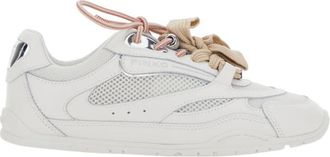 Pinko Pinko, Schoenen, Dames, Wit, 36 EU, Leer, Yulia Sneaker