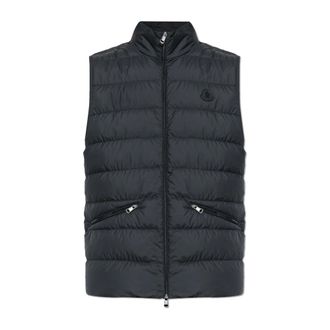 Moncler Vests, male, Black, Size: 3XL Treompan Down Vest