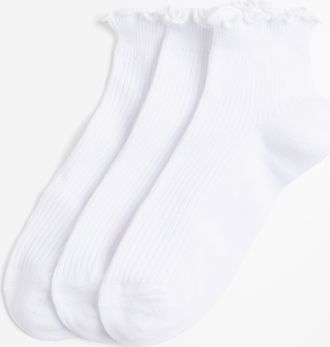 H&M 3er-Pack Socken - White