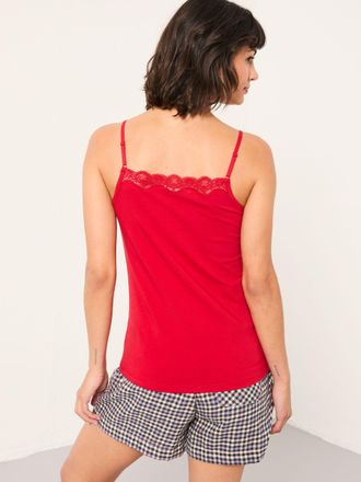 Fat Face FatFace Red Lace Vest