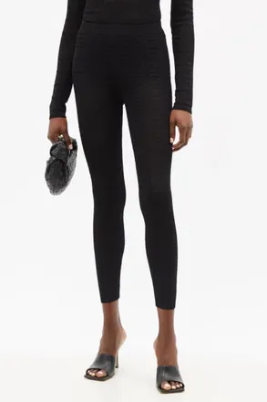 Givenchy Monogram Lace Leggings - Black