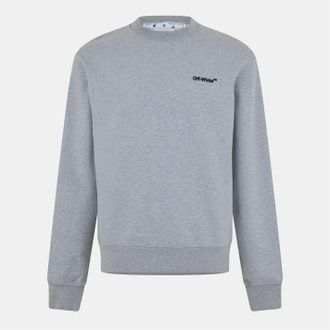 Off-white Mens Off White Off Slim Crew in Grey/Black - Multicolour - Size 2XS