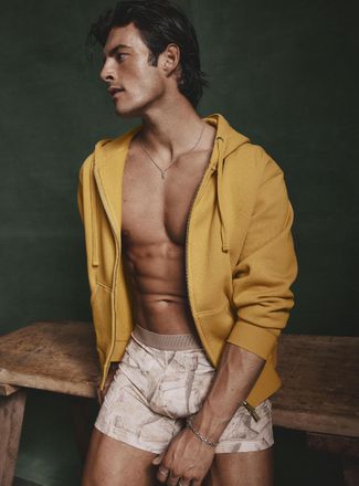 Le 31 Mens 5 forest camouflage boxer brief TENCEL TM modal organic cotton