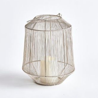 Napa Home & Garden Elwin Lantern in Silver at Nordstrom, Size Small