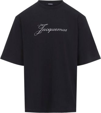 Jacquemus Black Crew Neck T-Shirt