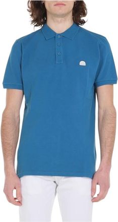 Sundek Polo met logo - Heren - Polos - Blauw - 3XL - Tops