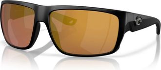 Costa Mens Fly Line 580G Sunglasses In Matte Black Gold Mirror