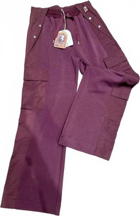 Parajumpers Womens Avatar Relaxed Fit Cargo Trousers In Burgundy