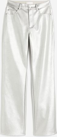 H&M Beschichtete Hose - Silberfarben