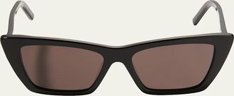Saint Laurent Cat-Eye Acetate Sunglasses
