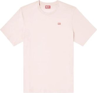 Diesel T-adjust-v 10 - Heren - T-shirts - Roze - M - Tops