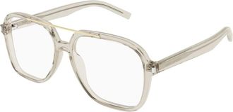 Saint Laurent 545 OPT Zonnebril - Dames - Accessoires - Grijs - Maat: 58 MM