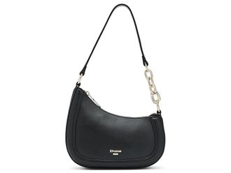 Dune London Direction Shoulder Womens Handbags Black, Leather