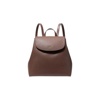 Michael Kors Maya Medium Rugzak - Dames - Tassen - Bruin - Maat: ONE Size Zijde