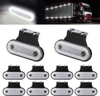 OEM 10 Luces De Advertencia Led Con Soportes De Goma