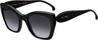 Etro Zonnebril - Dames - Zonnebrillen - Zwart - 54 MM - Accessoires