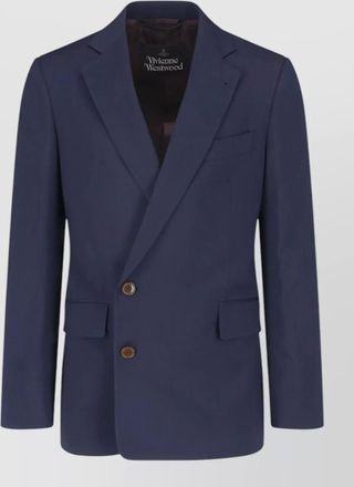 Vivienne Westwood virgin wool slim-fit single-breasted blazer