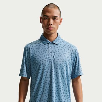 Nike Mens Par Dri-FIT Golf Polo in Blue | IB0222-486