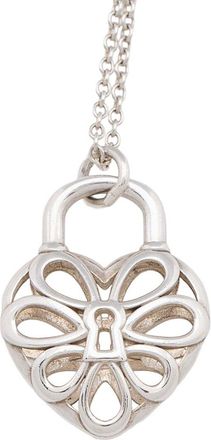 Tiffany & Co. Silver Filigree Heart Necklace (Authentic Pre-Loved)