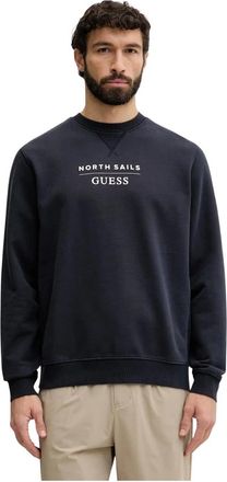 Guess Hombre, Sudaderas, Azul, Talla: 2XL