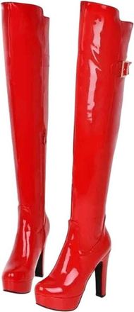 Generic Womens Knee Boots Thigh High Boots Platform Stretch Slim Sexy Ladies