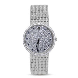 Audemars Piguet Pre-owned Audemars Piguet Vintage Hand Wind Diamond Ladies Watch 24454233tw