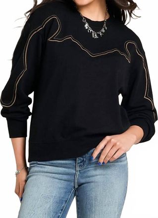 Ariat Hickory Embroidered Sweatshirt In Black