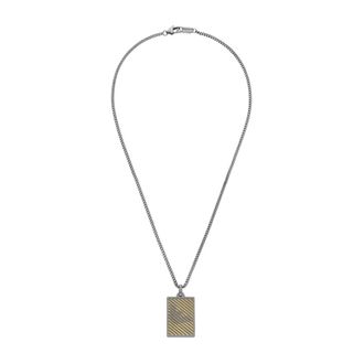 Emporio Armani Brooches - Heren - Kettingen - Grijs - ONE Size - Accessoires