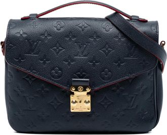 Louis Vuitton 2018 Monogram Empreinte Pochette Metis satchel - Blauw
