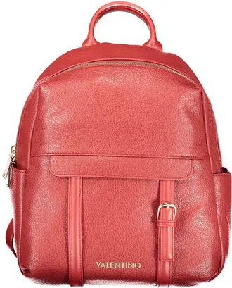 Mario Valentino Rosso Polyurethane Women Womens Backpack