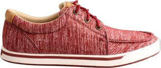 Twisted X Boots Womens Kicks Casual Lace Shoe In Red