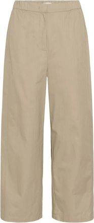 Soaked In Luxury Broeken, Dames, Beige, 2Xl, Cropped Broek