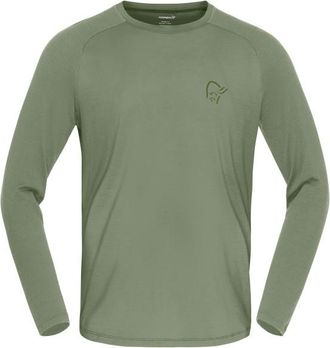 Norr&oslash;na Femund PureUll L/S Merinoshirt f&uuml;r Herren | gr&uuml;n