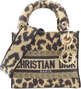 Dior Pre-owned Lady D-Lite Mini Canvas Handbag - Dames - Vintage Handtas - Veelkleurig - ONE Size - Leer - Vintage