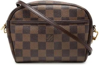 Louis Vuitton Pre-owned Ipanema Pochette - Dames - Vintage Schoudertas - Bruin - ONE Size - Leer - Vintage