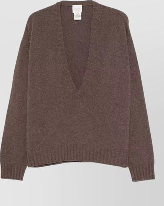 Alysi cashmere v-neck jumper