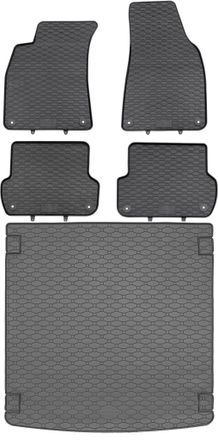 OEM Audi A4 B6 B7 Avant / Kombi De Noviembre De 2001 A Marzo De 2008. Juego De Alfombrillas De Goma Para Coche + Alfombrilla Para Maletero