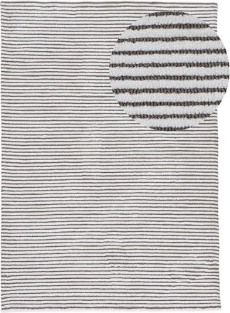 Carpetfine Teppich »Holly 5« rechteckig 12 mm Höhe gestreift, Hoch-Tief Struktur, Wohnzimmer