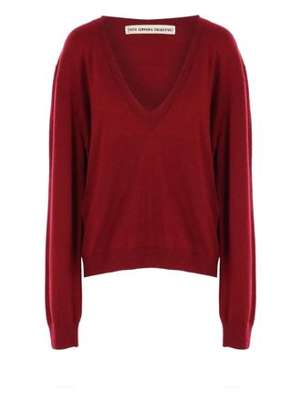 Meta Campania Collective Trui met V-hals - Rood