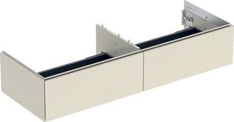 Keramag Geberit One Mueble Bajo Lavabo Para Encimera, 2 Cajones
