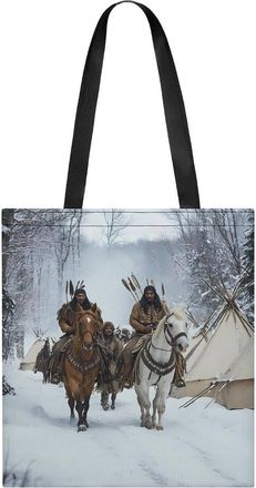 Generic Native A-mericans Chief Tote Bag for Women Men Shoulder Bags Purses Pouch Handbags