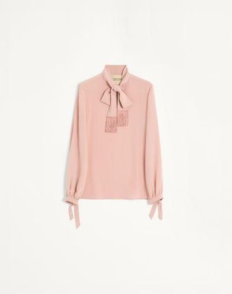 Valentino Crepe De Chine Shirt Wo