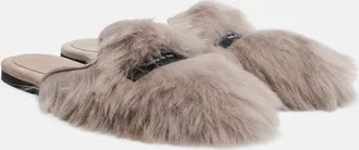 Dolce & Gabbana Shearling mules