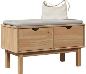 vidaXL Vidaxl - Panca da Corridoio otta 80x40x45 cm in Legno Massello di Pino