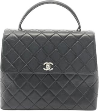 Chanel Pre-owned Vintage Handbag - Dames - Vintage Handtas - Zwart - ONE Size - Vintage