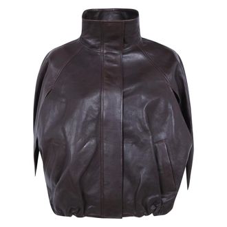 SIMKHAI Chaqueta Jada Cape - Jackets - Mujer - Marr&oacute;n - S