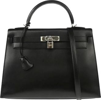 Herm&egrave;s Borsa a mano Kelly 32 Sellier 2003 - Nero